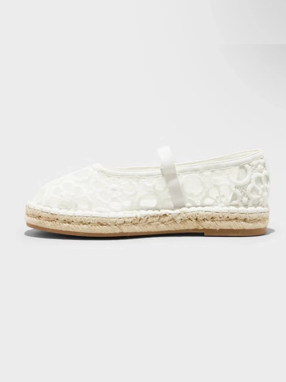 Celia Floral Lace Espadrilles •Size 8•